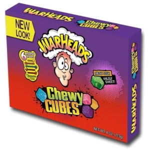 Warheads Chewy Cubes Theatre 113gr